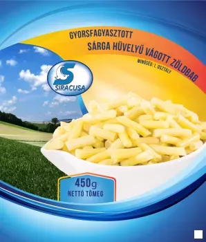 Sárgahüvelyű bab 20x450g fagy.