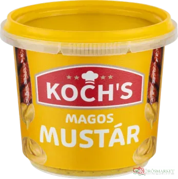 Koch's Magos mustár 210g poharas
