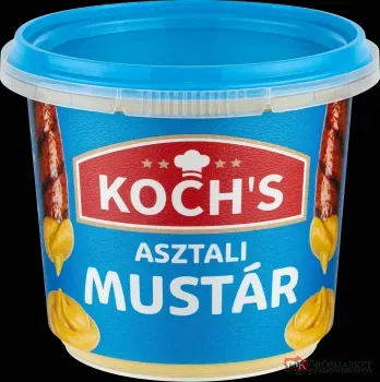 Koch's Asztali mustár 210g poharas