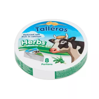 Kőröstej Talléros kördob.zöldfűszeres sajt 140g.