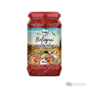 Yupp mártás 360g bolognai alap