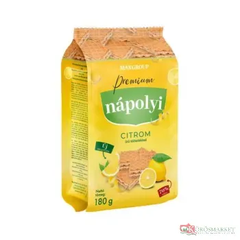 Maxgroup Prémium nápolyi 180g citromos