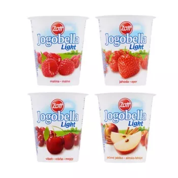 Zott Jogobella gyümölcsjoghurt Light 20x150g