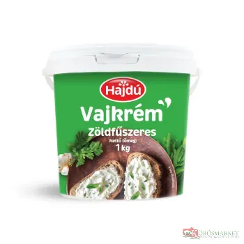 Kőröstej vajkrém zöldfűszeres 1kg