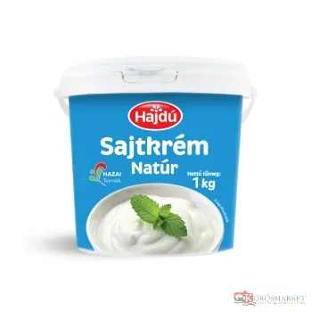 Kőröstej sajtkrém natúr 1kg vödrös