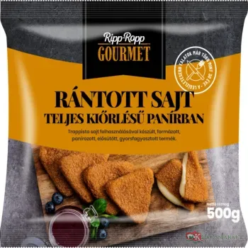 Ripp-ropp Gourmet rántott sajt t.kiörlésű pan.500g