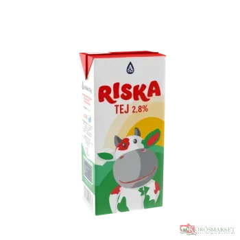 Tartós tej UHT 2,8%  1l, Riska