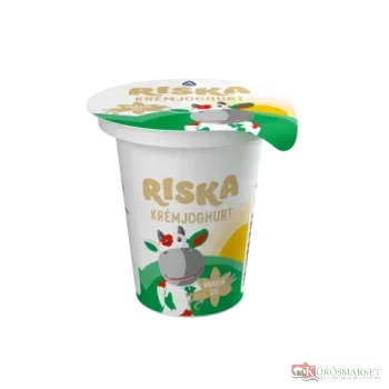 Riska krémjoghurt 125g vanília