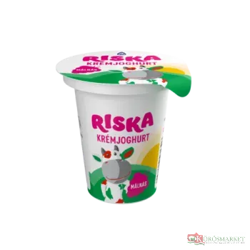 Riska krémjoghurt 125g málna