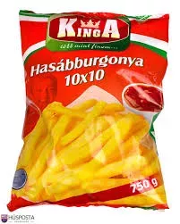 Hasábburgonya Kinga 12x750g fagy.
