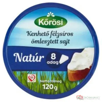 Kőröstej kördobozos sajt natúr 120g