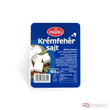 Kőröstej Hajdú krémfehér sajt NZS 185g