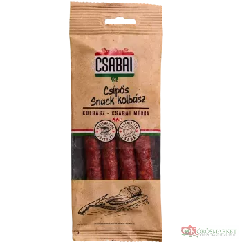 Csabai snack kolbász csípős 100g