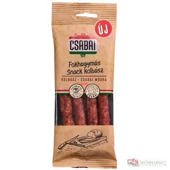 Csabai snack kolbász fokhagymás 100g
