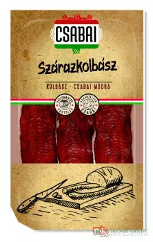 Csabai szárazkolbász szeletelt 75g