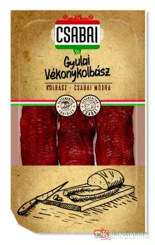 Csabai gyulai vékonykolbász szel 75g