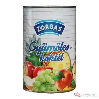 Gyümölcskoktél befőtt Zorbas 410g