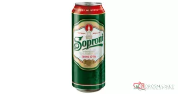 Soproni 0,5l dobozos DRS