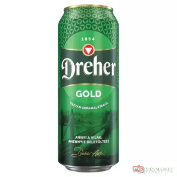 Dreher Gold 0,5ldobozos DRS