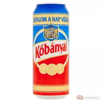 Kőbányai 0,5l dobozos DRS