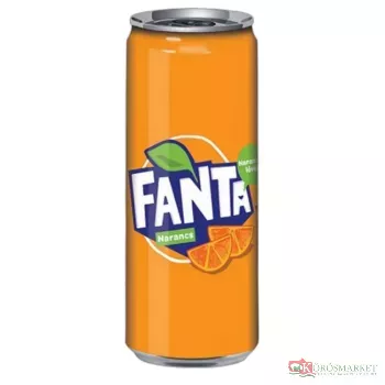 Fanta narancs 0.33 dobozos DRS