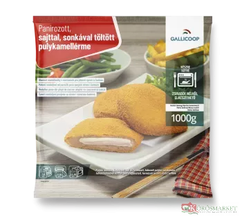 Galli. sajtos-sonkás mellérme 1 kg fagy.