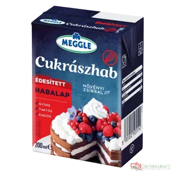 Meggle cukrászhab habalap 25% 200ml